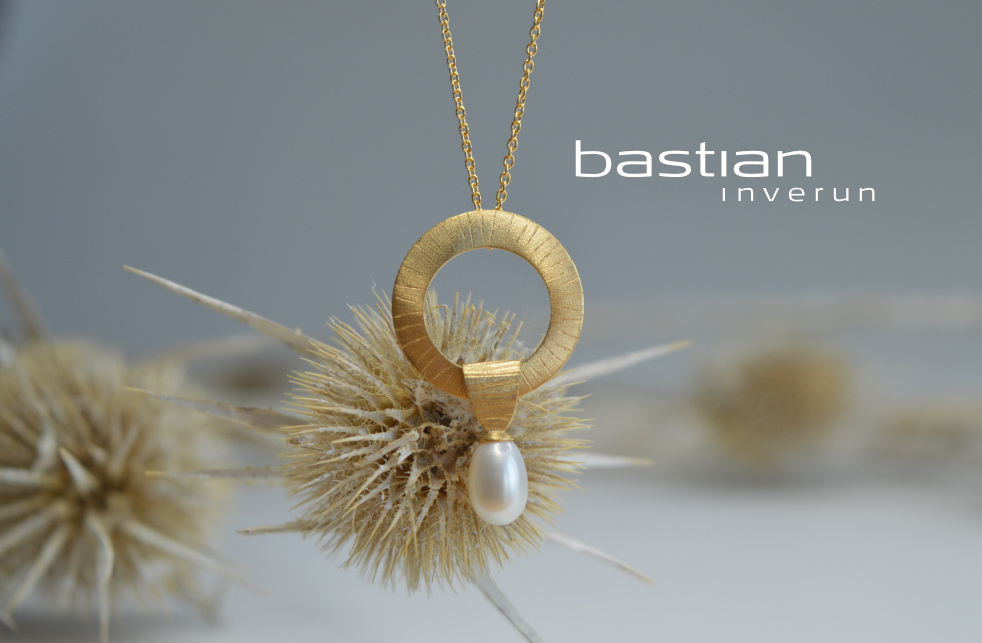 750/- Anhänger inkl. Rundankerkette 45 + 5cm, 1mm